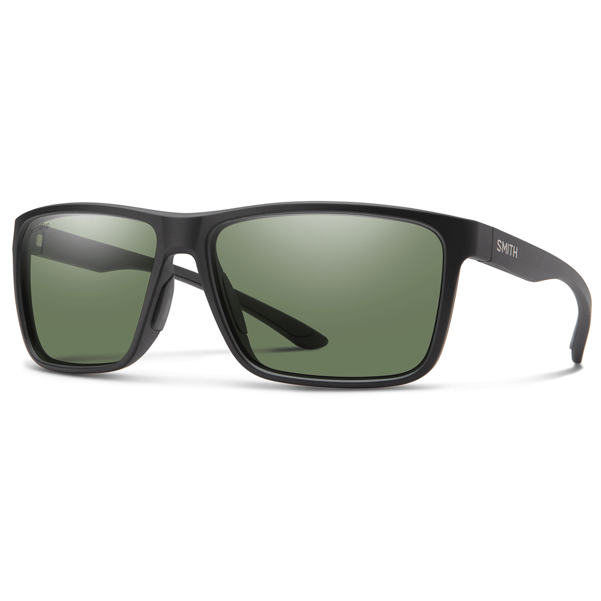 Smith Riptide Sunglasses Matte Blackchromapop Polarized Gray Green Comor Go Play Outside 6711