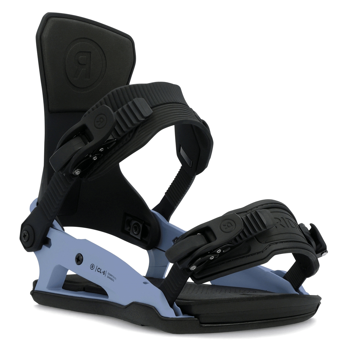 Ride Women's CL6 Snowboard Bindings 2024 Black Comor Go Play Outside