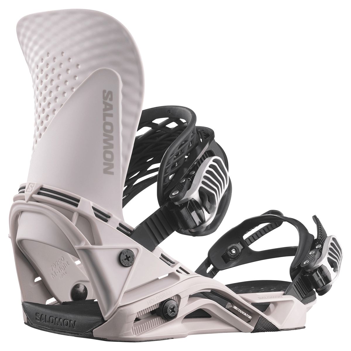 Salomon HOLOGRAM Lilac ash Mサイズ Salomon Hologram Snowboard Bindings 2024 Lilac Ash – Comor - Go