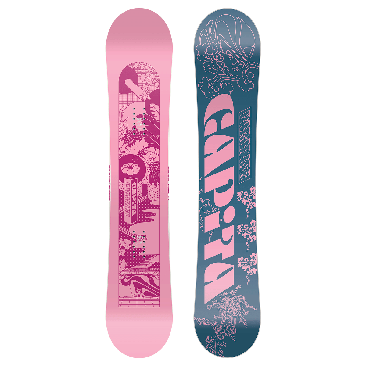 Capita Women's Paradise Snowboard 2024 Comor Go Play Outside