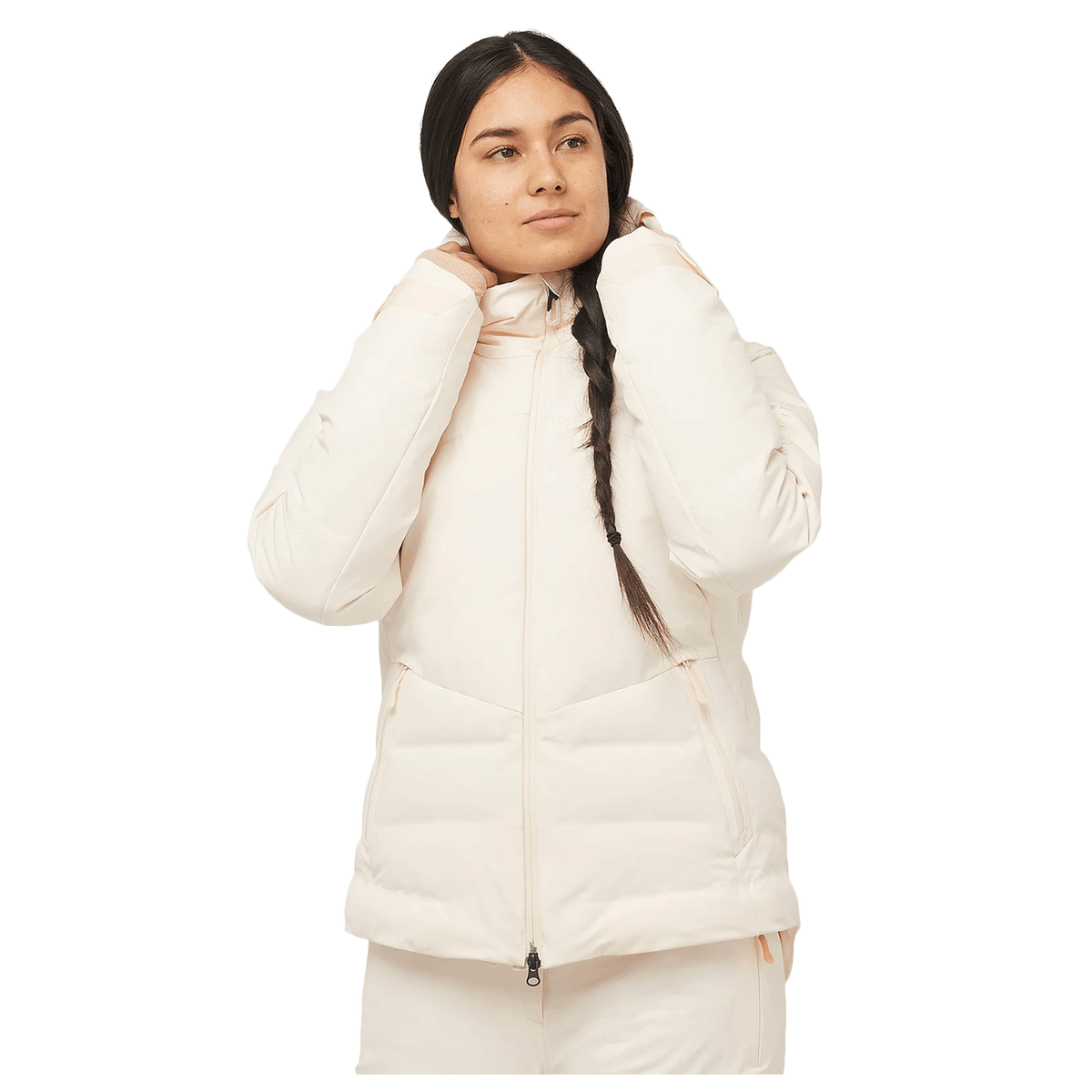 Salomon Women s Alpenflow Down Jacket 2024 Vanilla Ice