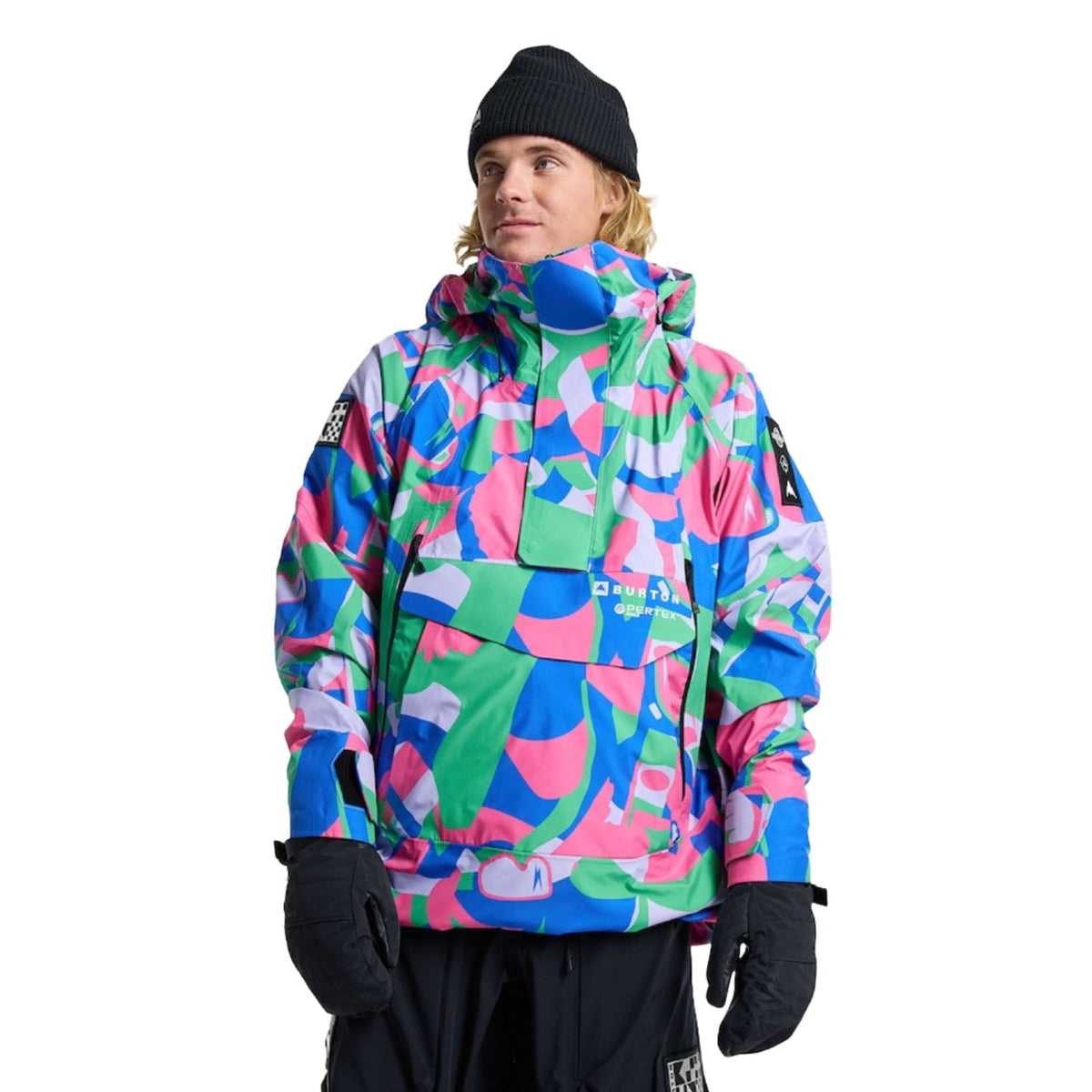 Burton Men's Daybeacon 3L Anorak 2024 Multi Cosmoblock – Comor