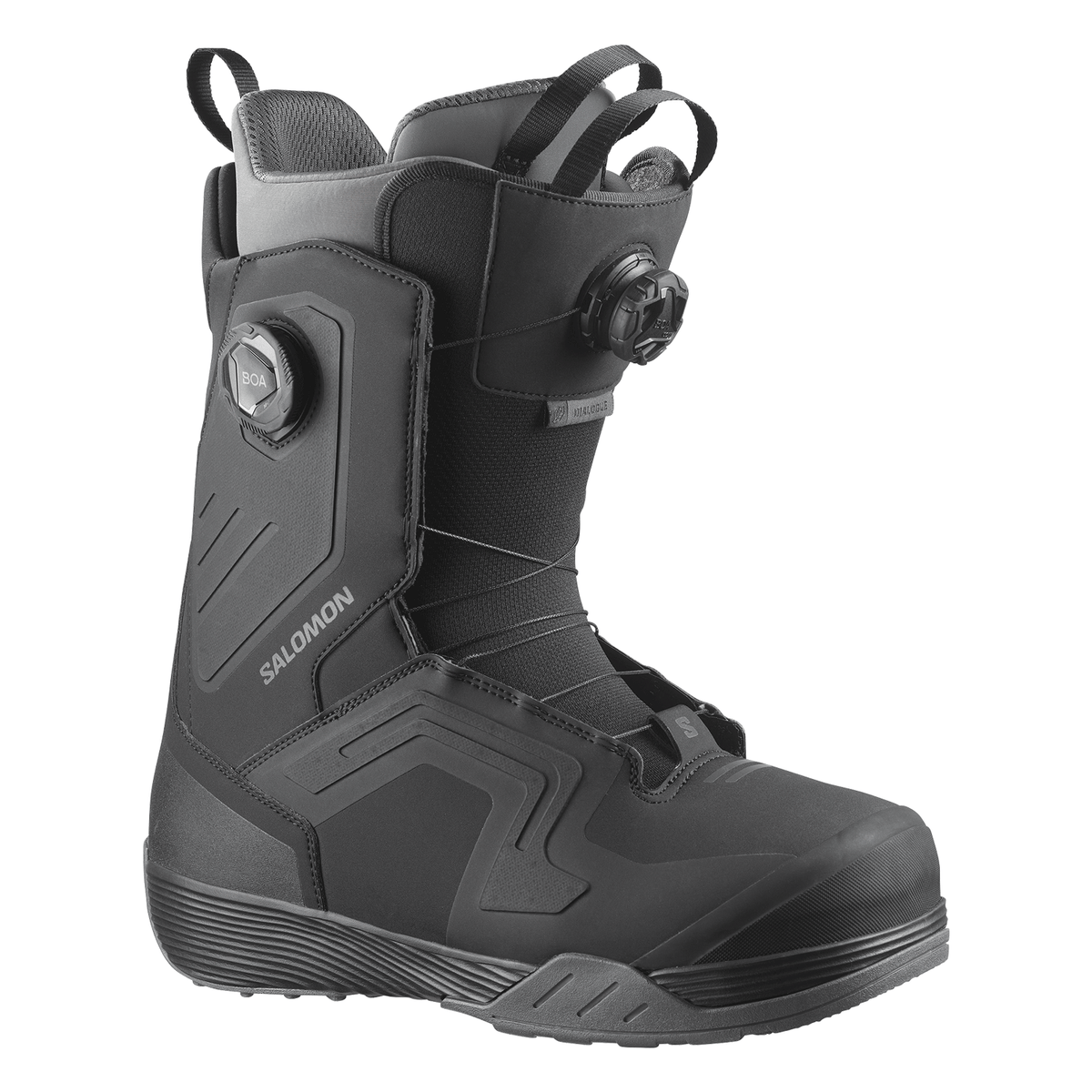 SALOMON スノーボードブーツ ブラック　DIALOGUE WIDE 27 Salomon Men's Dialogue Dual BOA Wide Snowboard Boots 2027 Black
