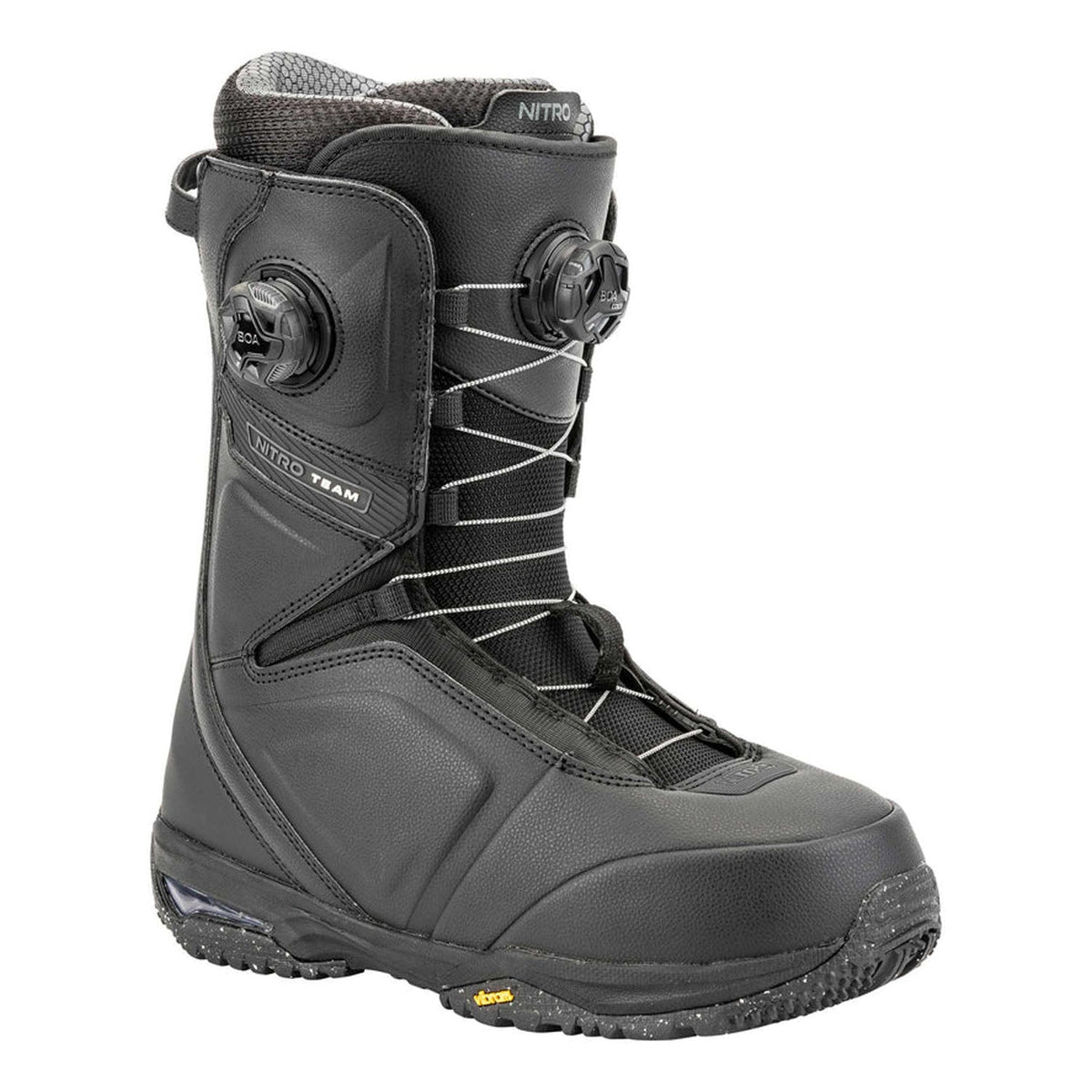 Nitro Men's Team BOA Snowboard Boots 2025 Black – Comor - Go Play