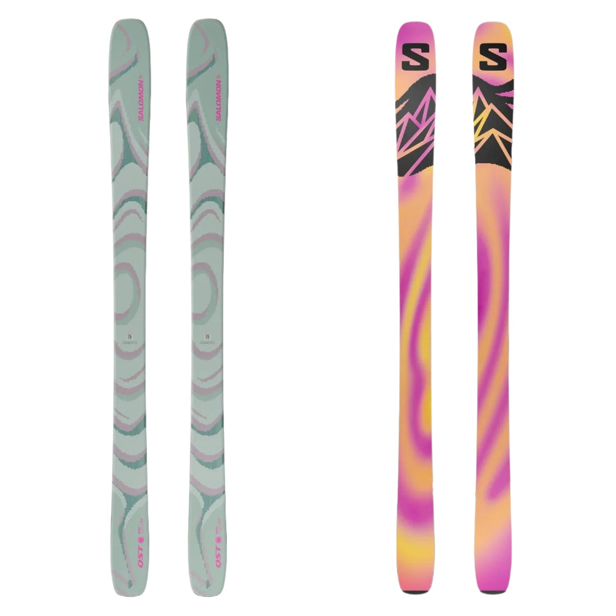 Salomon QST 100 Ski 2026 Iceberg Green – Comor