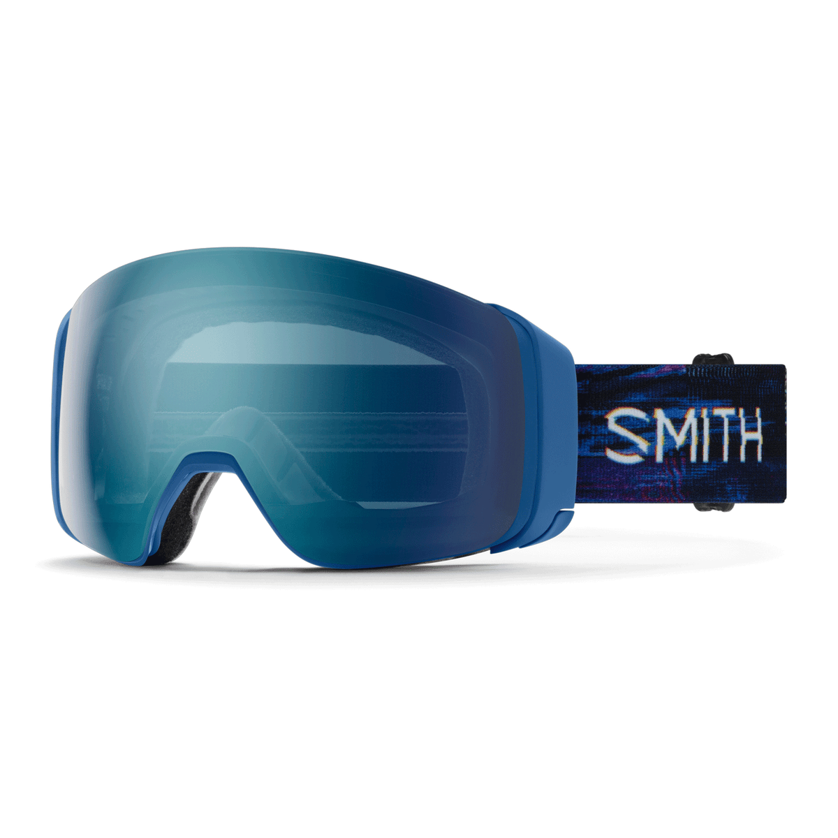 Smith 4D Mag Goggles True Blue Glitch/ChromaPop Everyday Blue