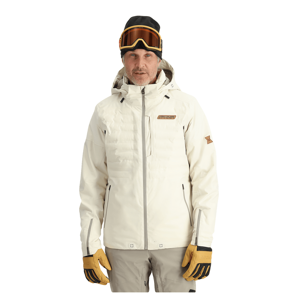 SPYDER Sサイズ Vanilla Latte Spyder Men's Pinnacle Jacket 2025 Vanilla Latte – Comor - Go Play