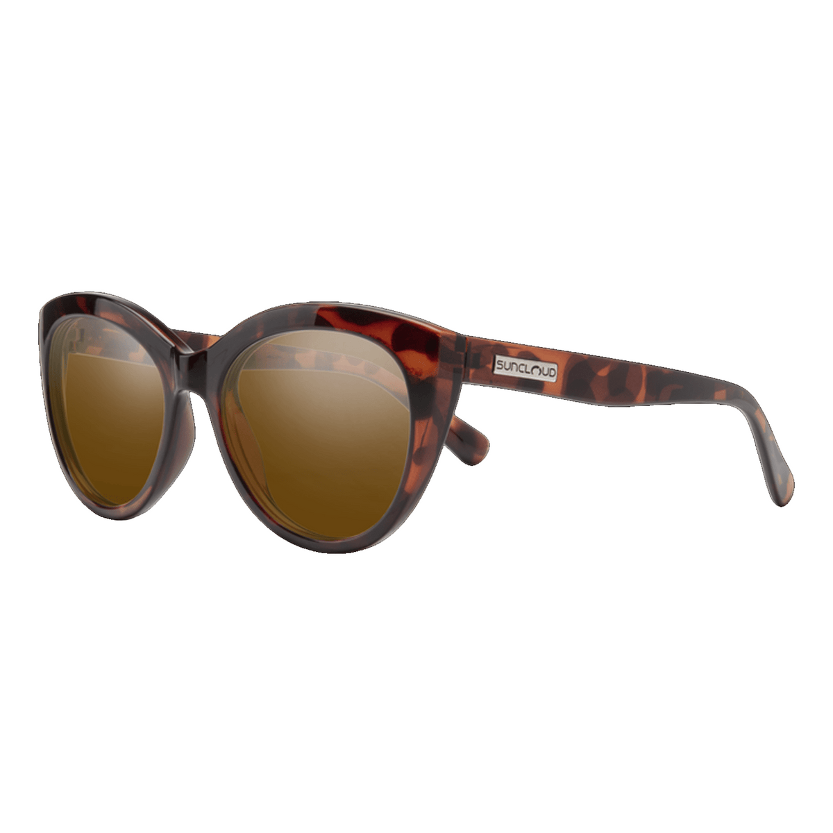 Suncloud Cityscape Sunglasses, Raspberry Tortoise Fade Frame, Polarized Brown Le