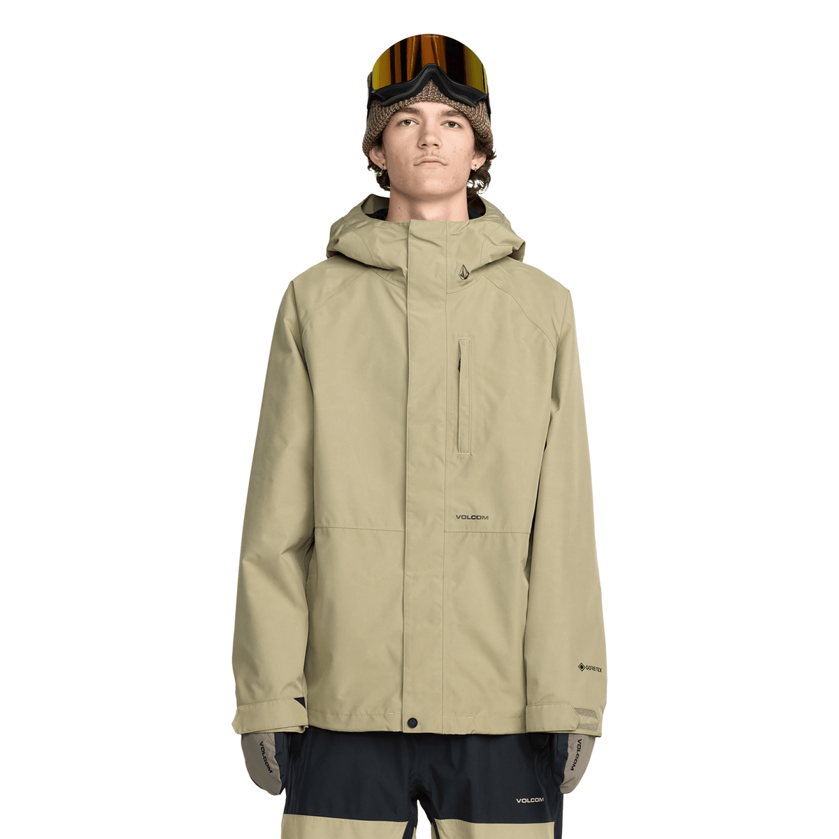 VOLCOM GORE-TEX 迷彩ジャケット Volcom Dua Gore-tex Jacket 2026 Moss Green - Comor - Go Play Outside