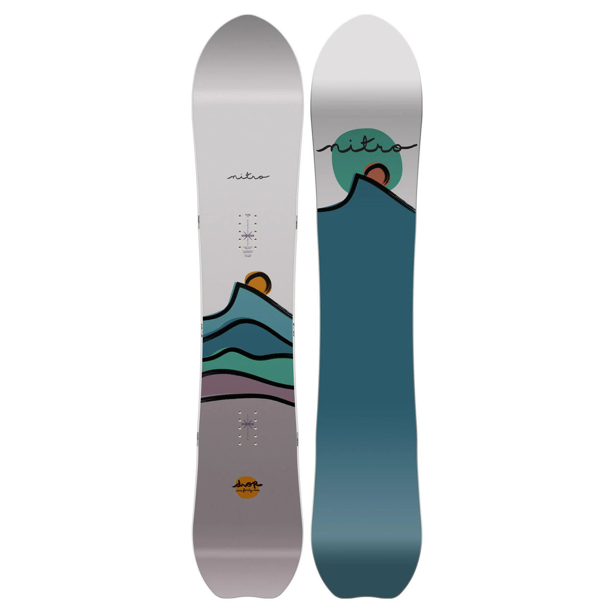 Nitro Drop Snowboard 2023 Comor Go Play Outside