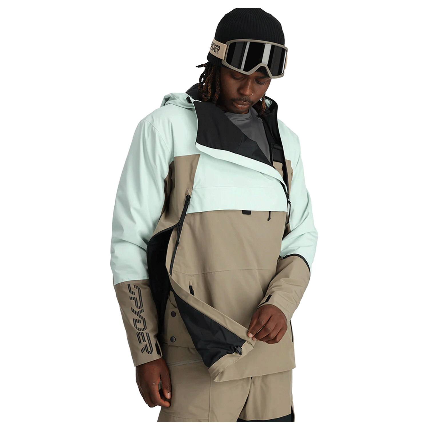 Spyder Men's All Out Anorak Jacket 2024 Wintergreen – Comor - Go