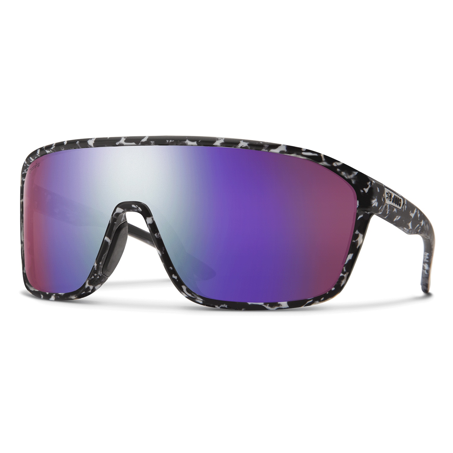 Smith Boomtown Sunglasses Matte Black Marble Chromapop Polarized Viole Comor Go Play Outside