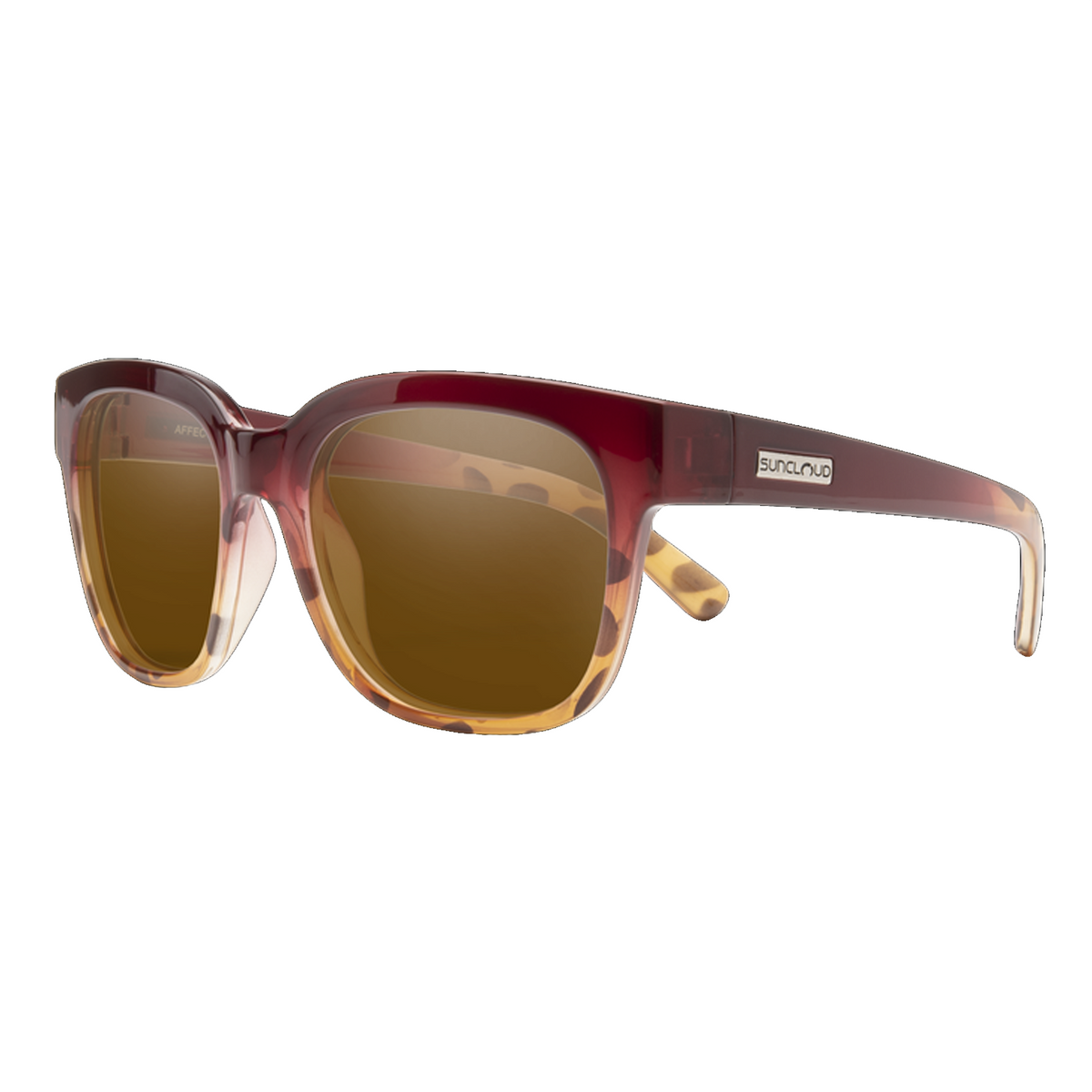 Suncloud Affect Sunglasses Raspberry Tortoise Fade/Polar Brown – Comor ...