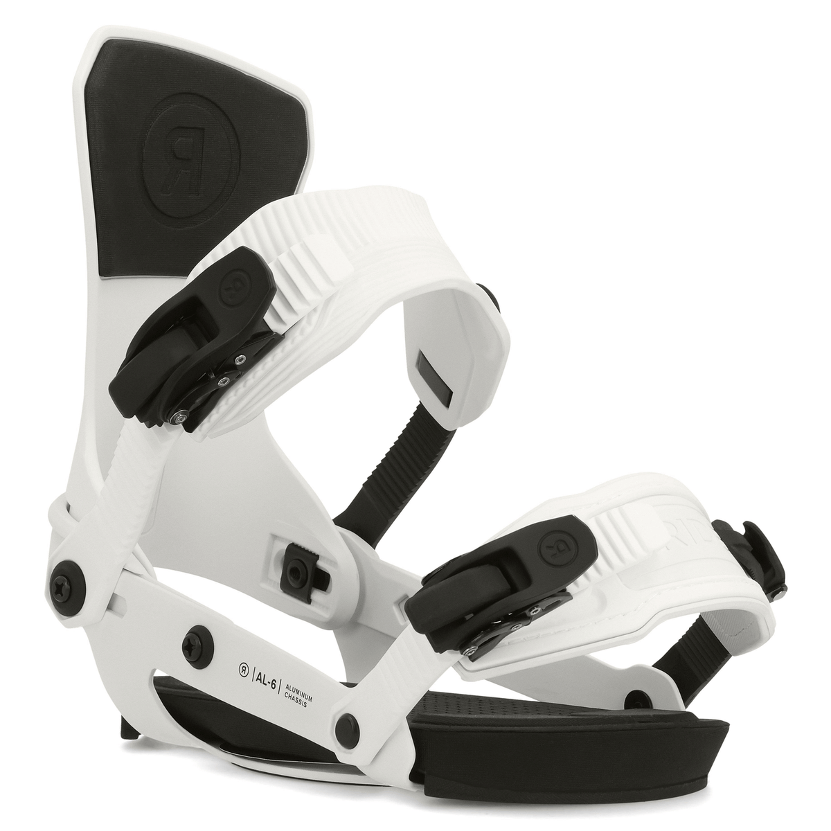 Ride Women's AL6 Snowboard Bindings 2024 White Comor Go Play Outside