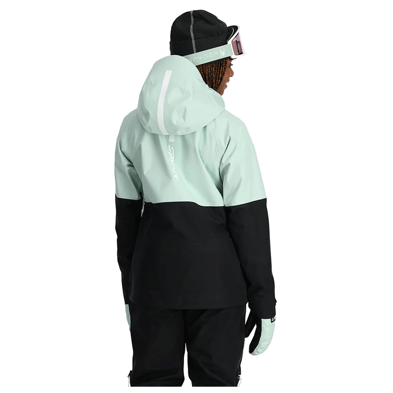 Spyder Women's Solitaire Shell Gore-tex Jacket 2024 Wintergreen – Comor ...