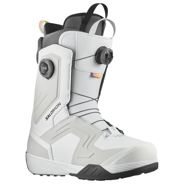 Salomon Men's Dialogue Dual Boa Snowboard Boots 2024 White 