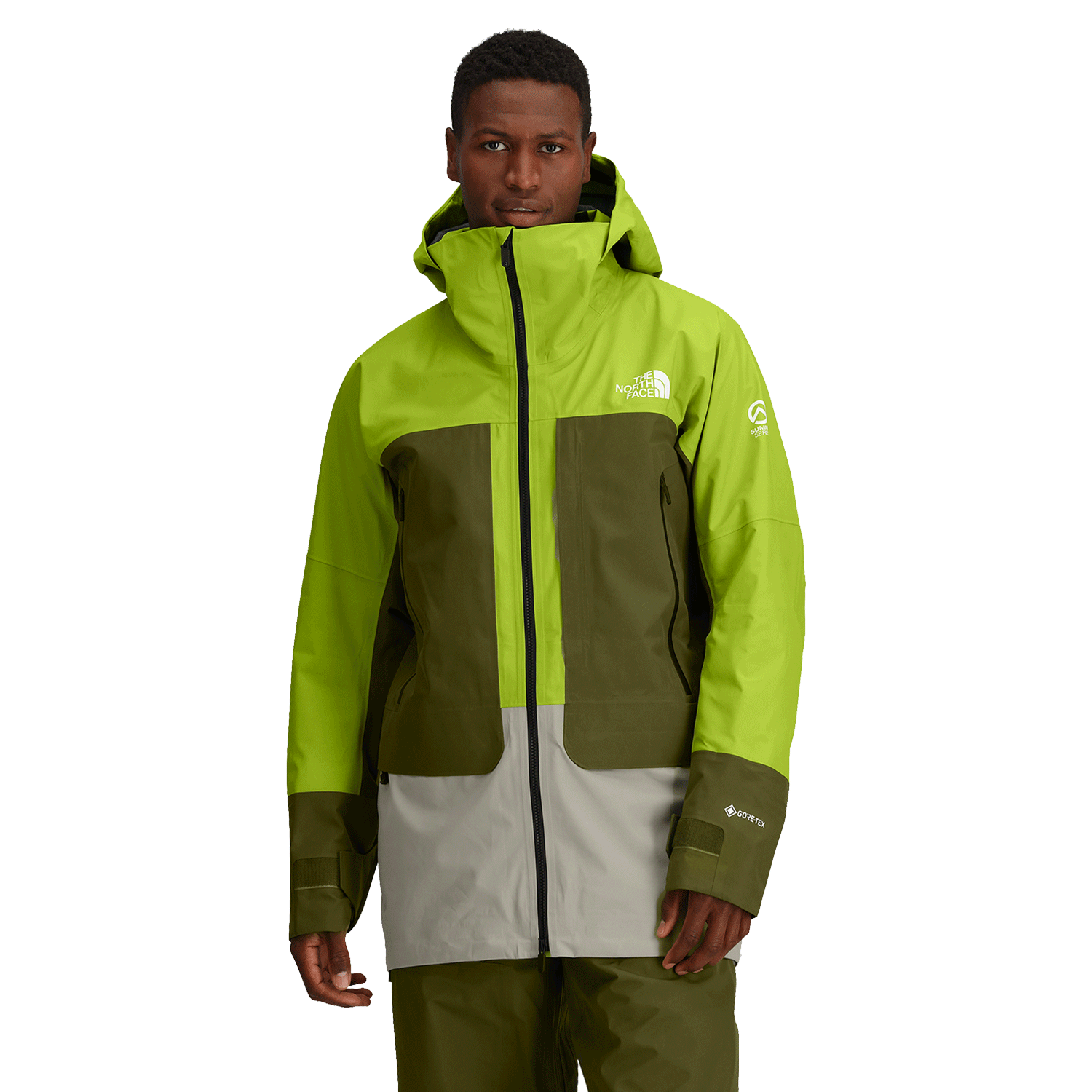 Gore tex jacket shops olive green