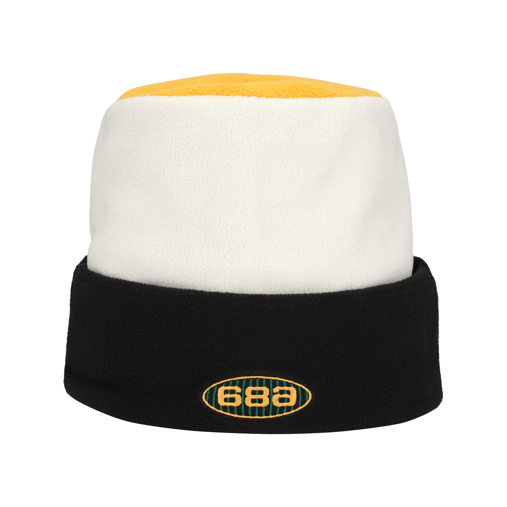 686 Flatop Fleece Hat White Colorblock - Comor - Go Play Outside