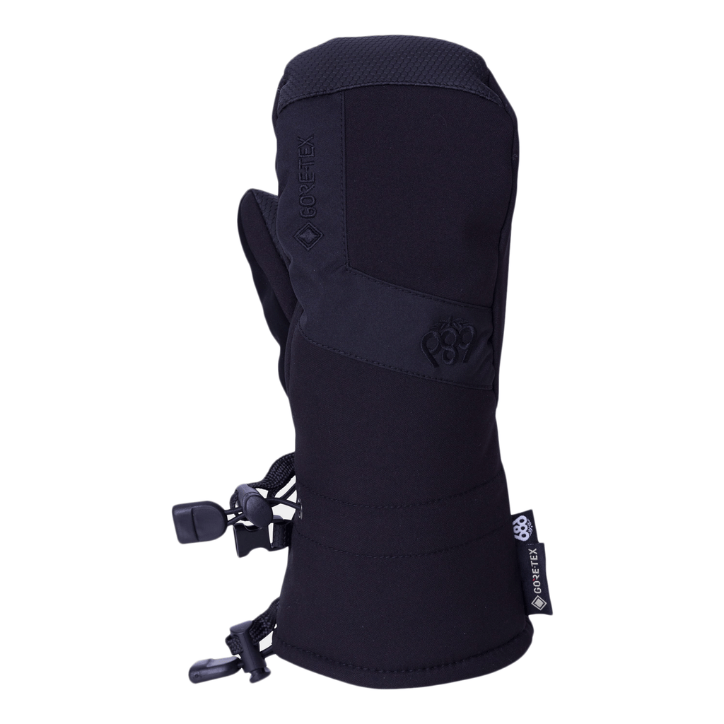 686 Kids Linear Gore - tex Mitt Black - Comor - Go Play Outside