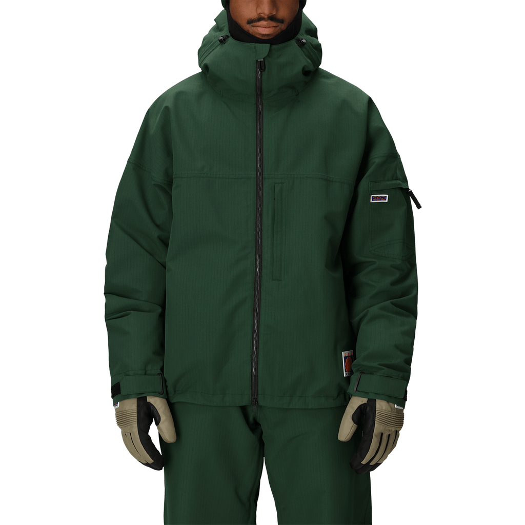 686 Men's Dojo Shell Jacket 2026 Moss Green Ripstop - Comor - Go Play Outside