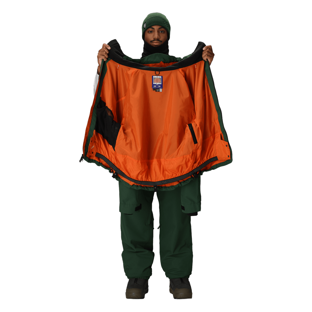 686 Men's Dojo Shell Jacket 2026 Moss Green Ripstop - Comor - Go Play Outside