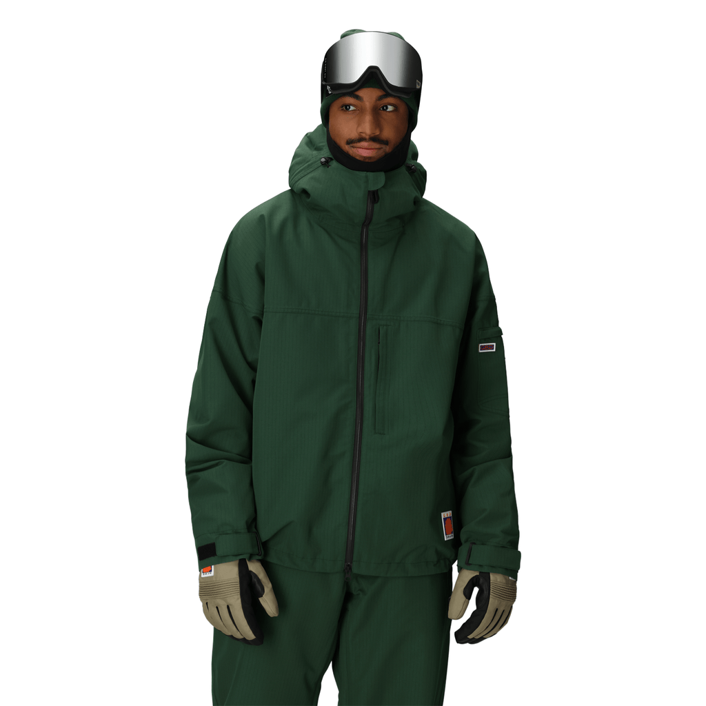 686 Men's Dojo Shell Jacket 2026 Moss Green Ripstop - Comor - Go Play Outside