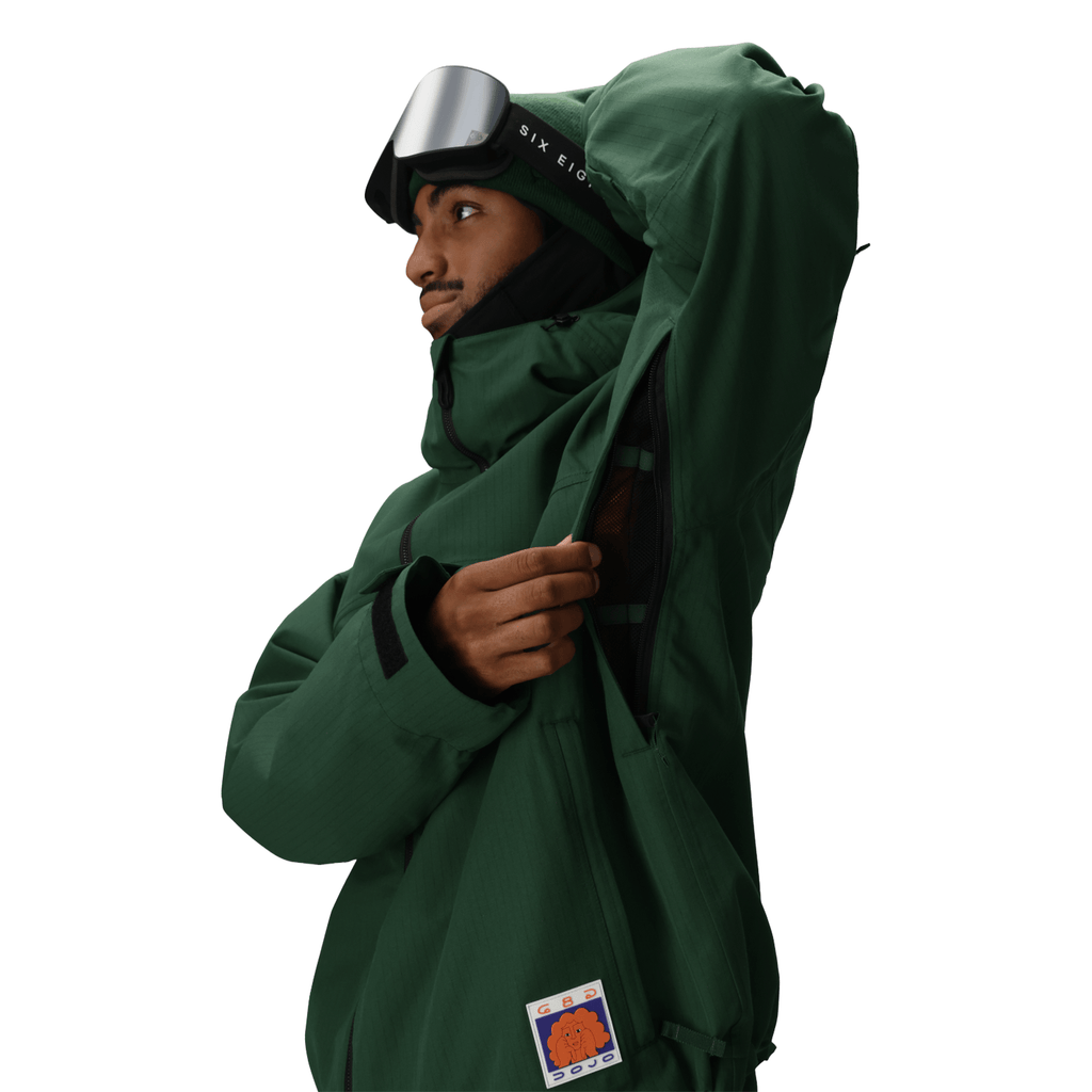 686 Men's Dojo Shell Jacket 2026 Moss Green Ripstop - Comor - Go Play Outside