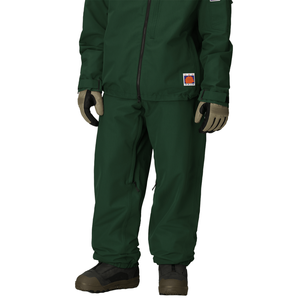 686 Men's Dojo Shell Pant 2026 Moss Green Ripstop - Comor - Go Play Outside