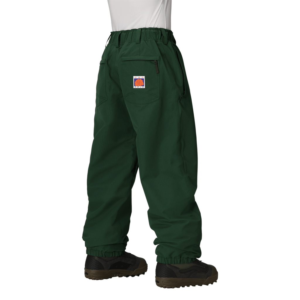 686 Men's Dojo Shell Pant 2026 Moss Green Ripstop - Comor - Go Play Outside