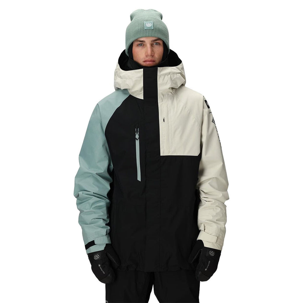 686 Men's Gore-Tex Core Shell Jacket 2026 Limestone Colorblock