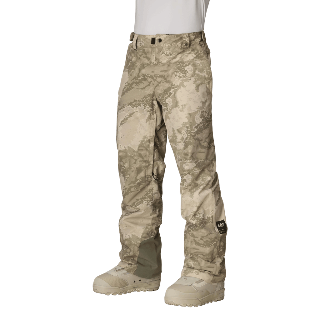 686 Men's Gore - Tex Core Shell Pant 2026 Limestone Hemisphere Print - Comor - Go Play Outside