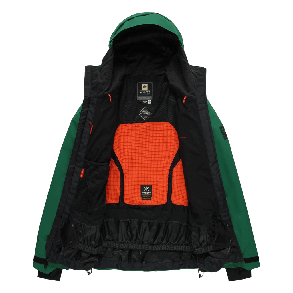 686 Men's Gore - Tex Gt Thermagraph Jacket 2026 Emerald Green - Comor - Go Play Outside