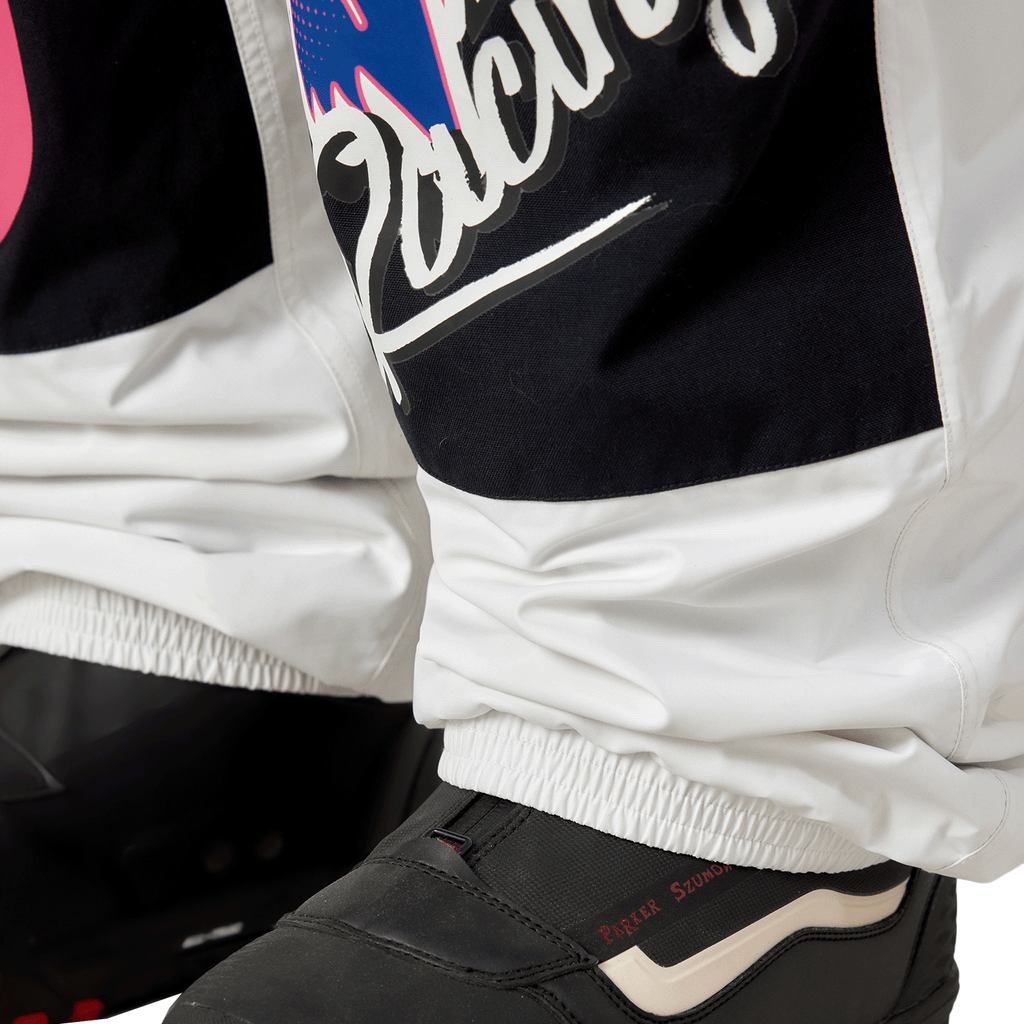 686 x Fox Men's Shell Pant 2026 Fox White Colourblock - Comor - Go Play Outside