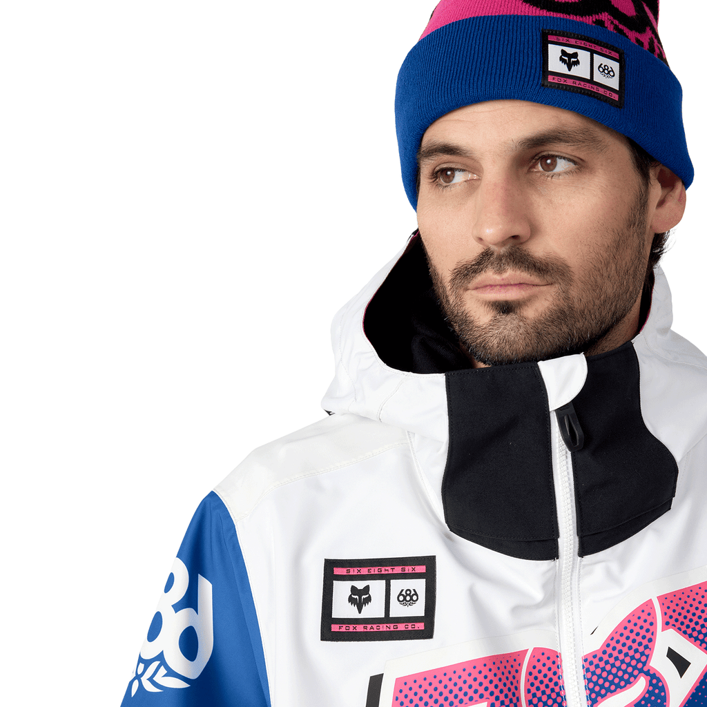 686 x Fox Shell Anorak 2026 Fox White Colourblock - Comor - Go Play Outside