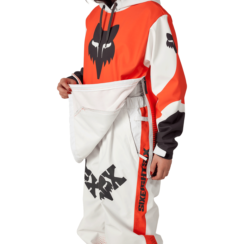 686 x Fox Women's 97 Waterproof Hoody 2026 Fox Flare Colourblock - Comor - Go Play Outside