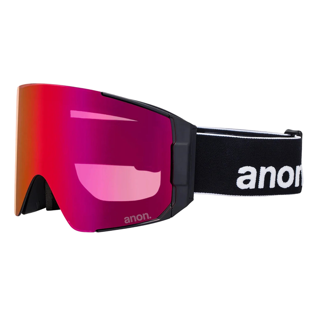 Anon Sync Low Bridge Fit Goggles Black/Perceive Sunny Red +