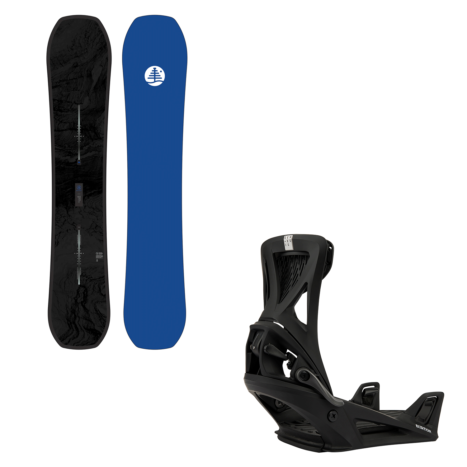 Burton Family Tree Hometown Hero Snowboard 2024 Step On Genesis Re Flex Binding Black Package