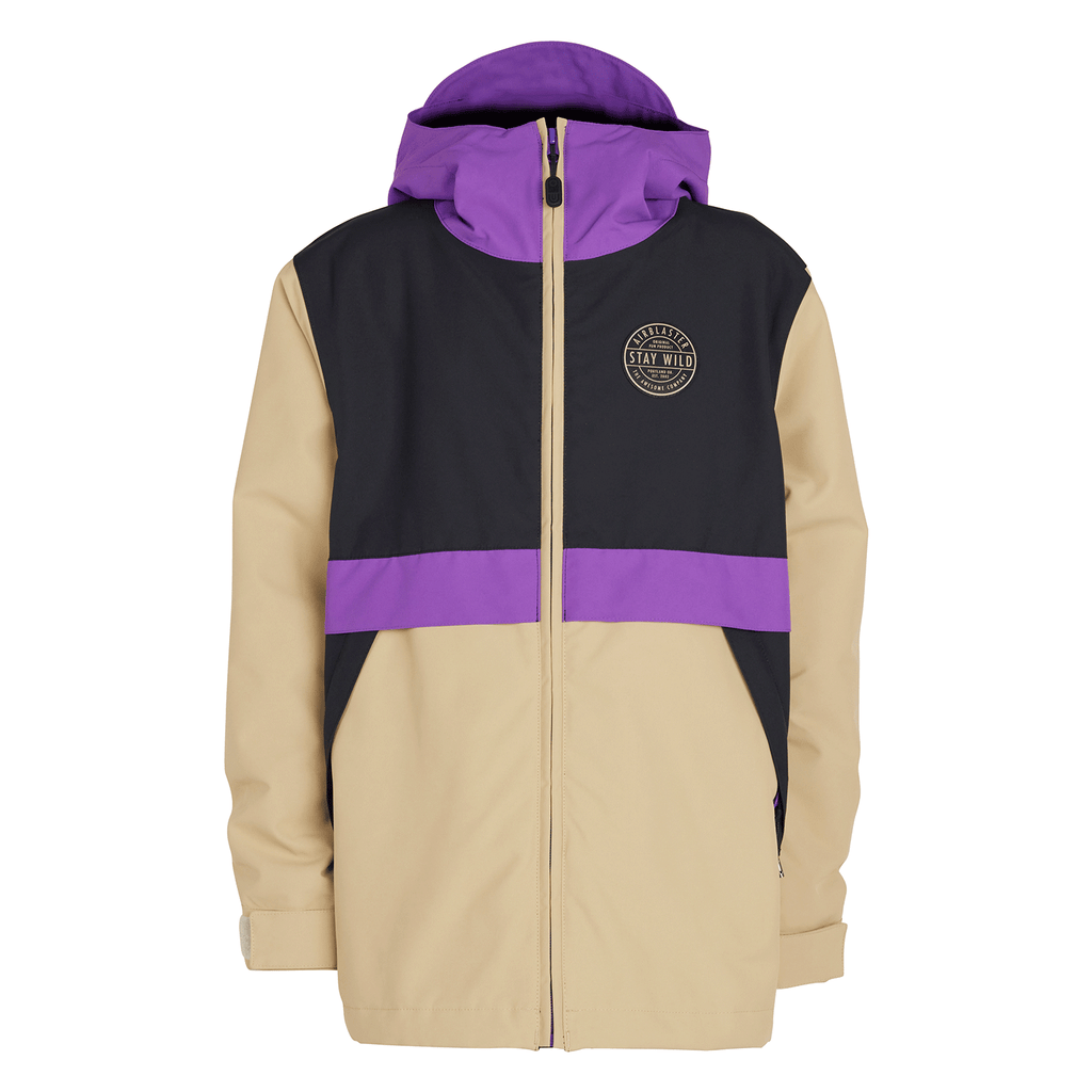 Airblaster Kids Trencher Full Zip Jacket 2025 Tan - Comor - Go Play Outside