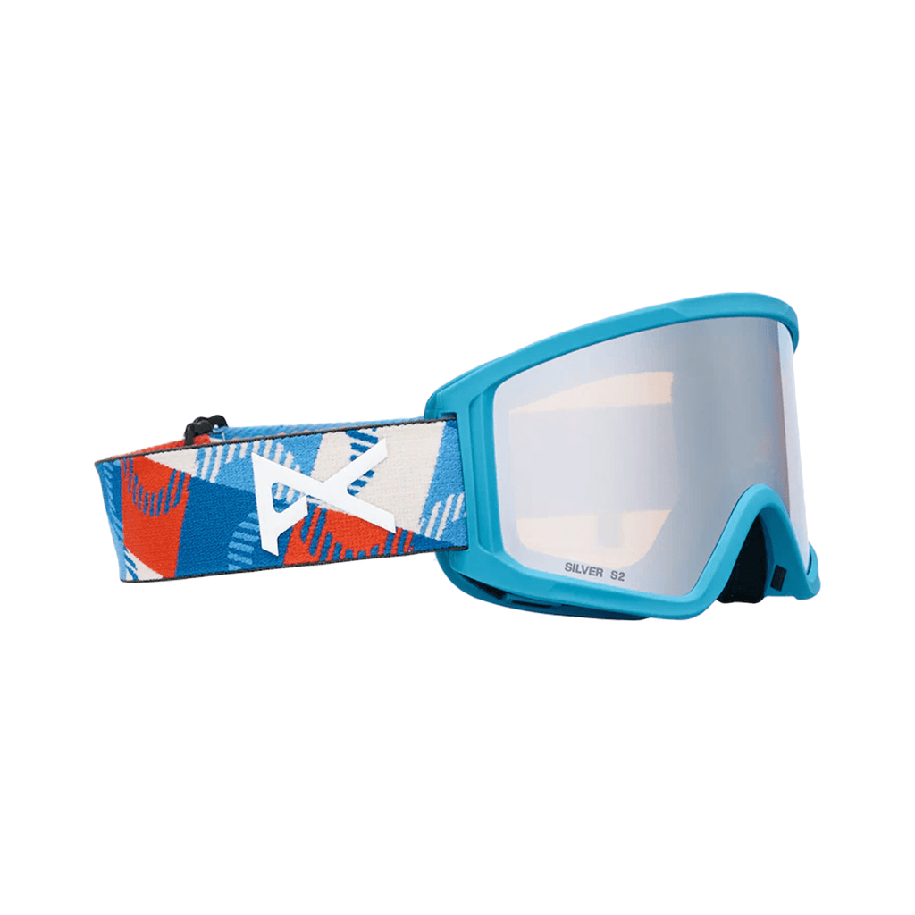 Anon Kids Tracker 2.0 Low Bridge Fit Goggles Patchwork/Silver Amber - Comor - Go Play Outside