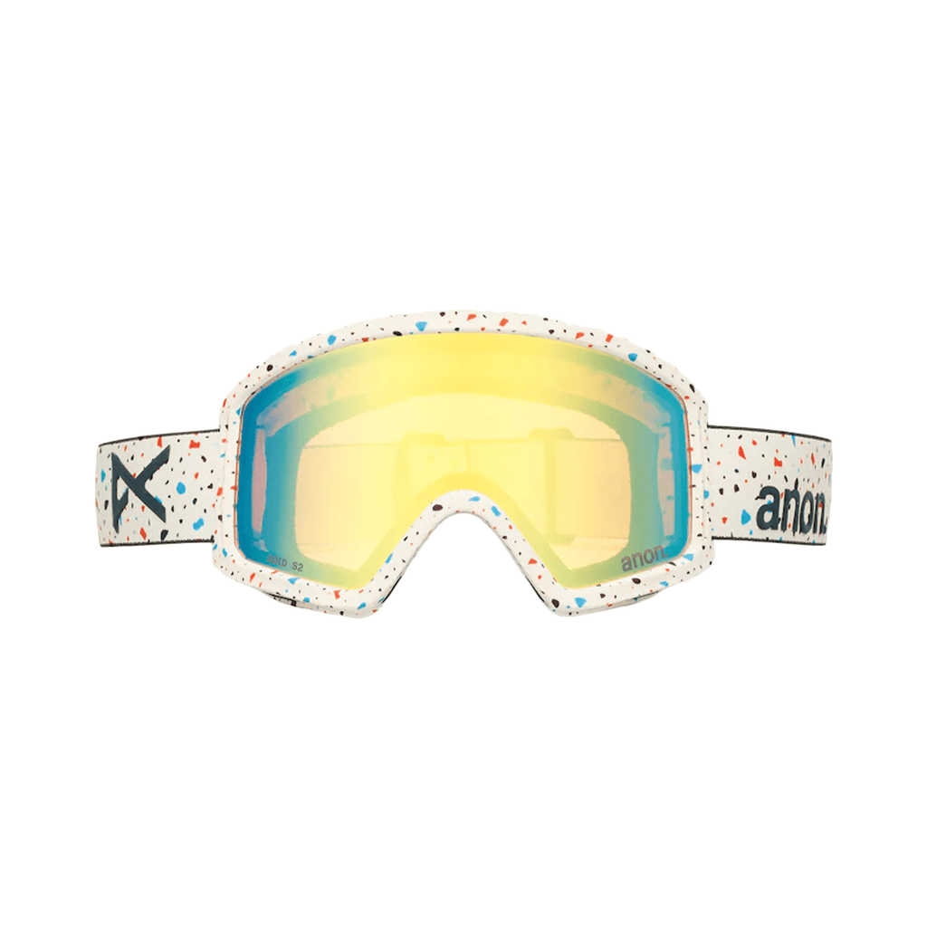 Anon Kids Tracker 2.0 Low Bridge Fit Goggles Speckles/Gold Amber - Comor - Go Play Outside