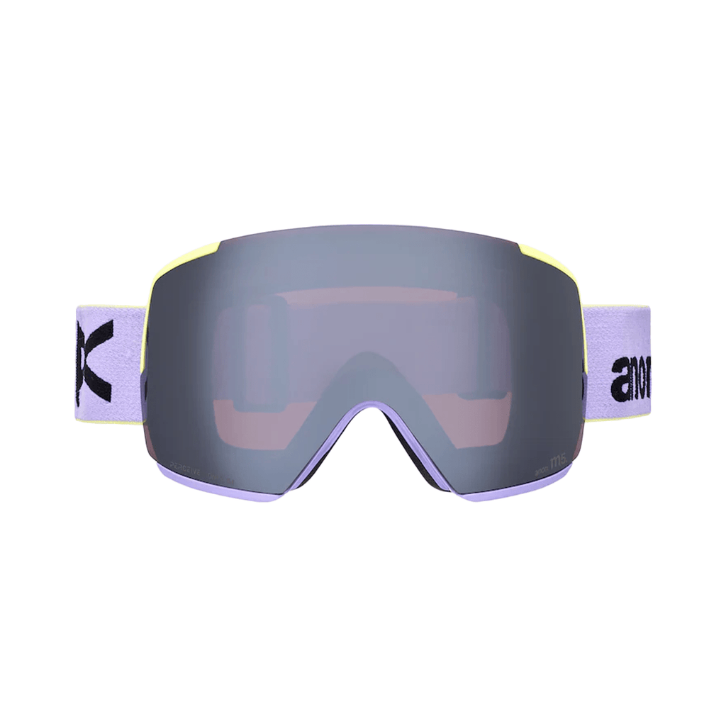 Anon M5 Low Bridge Fit Goggles Hyper Lilac/Perceive Sunny Onyx + Perceive Variable Violet - Comor - Go Play Outside