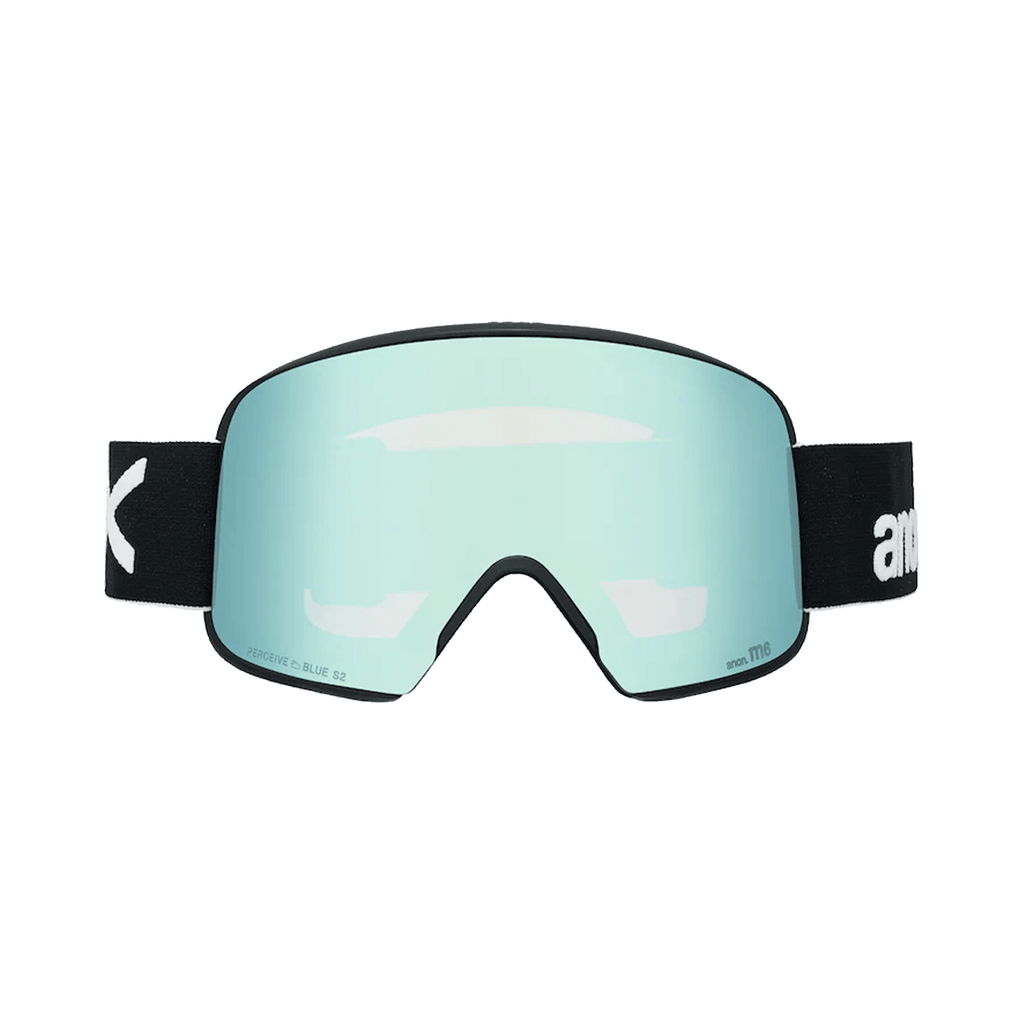 Anon M6 Low Bridge Fit Goggles Black/Perceive Variable Blue + Perceive Cloudy Pink - Comor - Go Play Outside