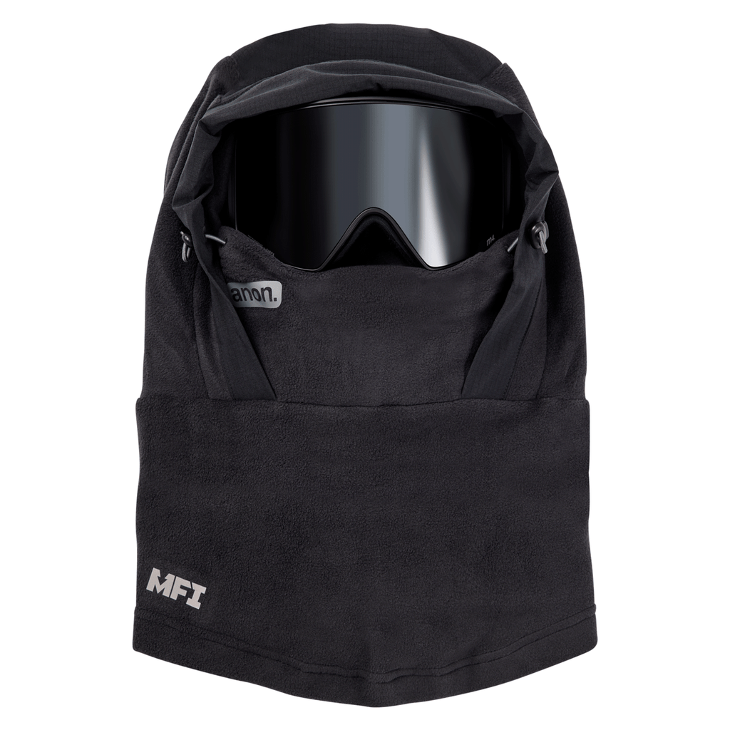 Anon MFI Fleece Helmet Hood Black - Comor - Go Play Outside