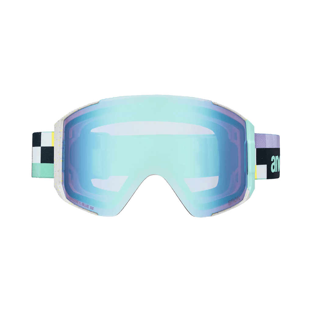 Anon Sync Low Bridge Fit Goggles Pixel/Perceive Variable Blue + Perceive Cloudy Pink - Comor - Go Play Outside