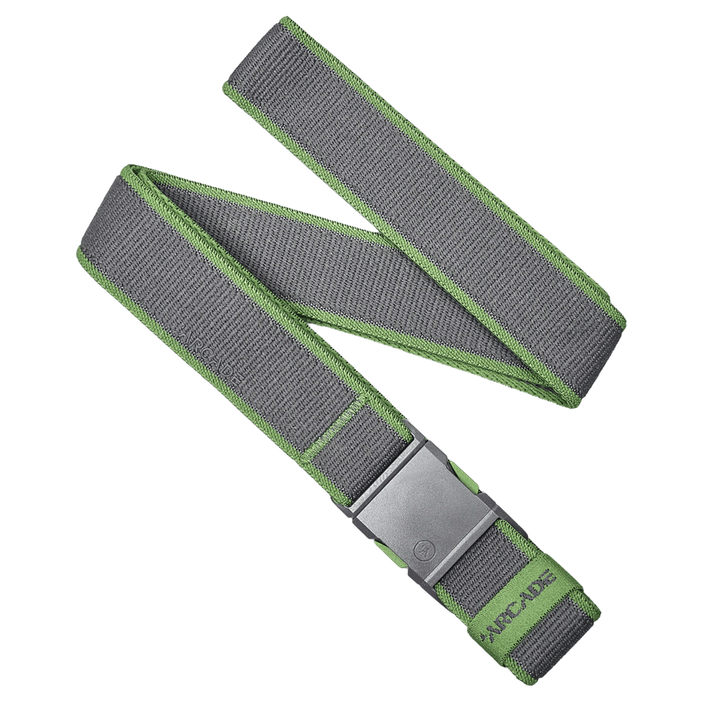 Arcade Carto Slim Belt Charcoal/Dill - Comor - Go Play Outside
