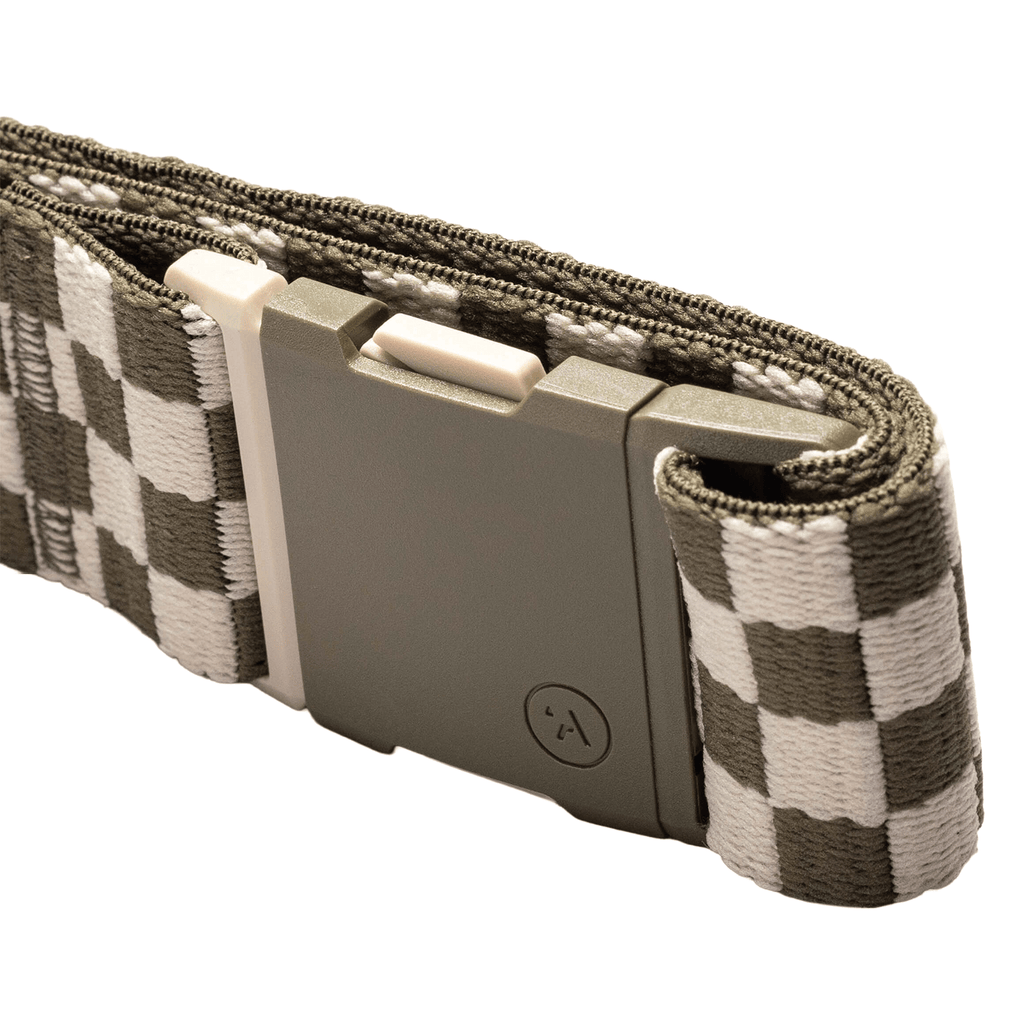 Arcade Check Belt Crocodile/Khaki - Comor - Go Play Outside
