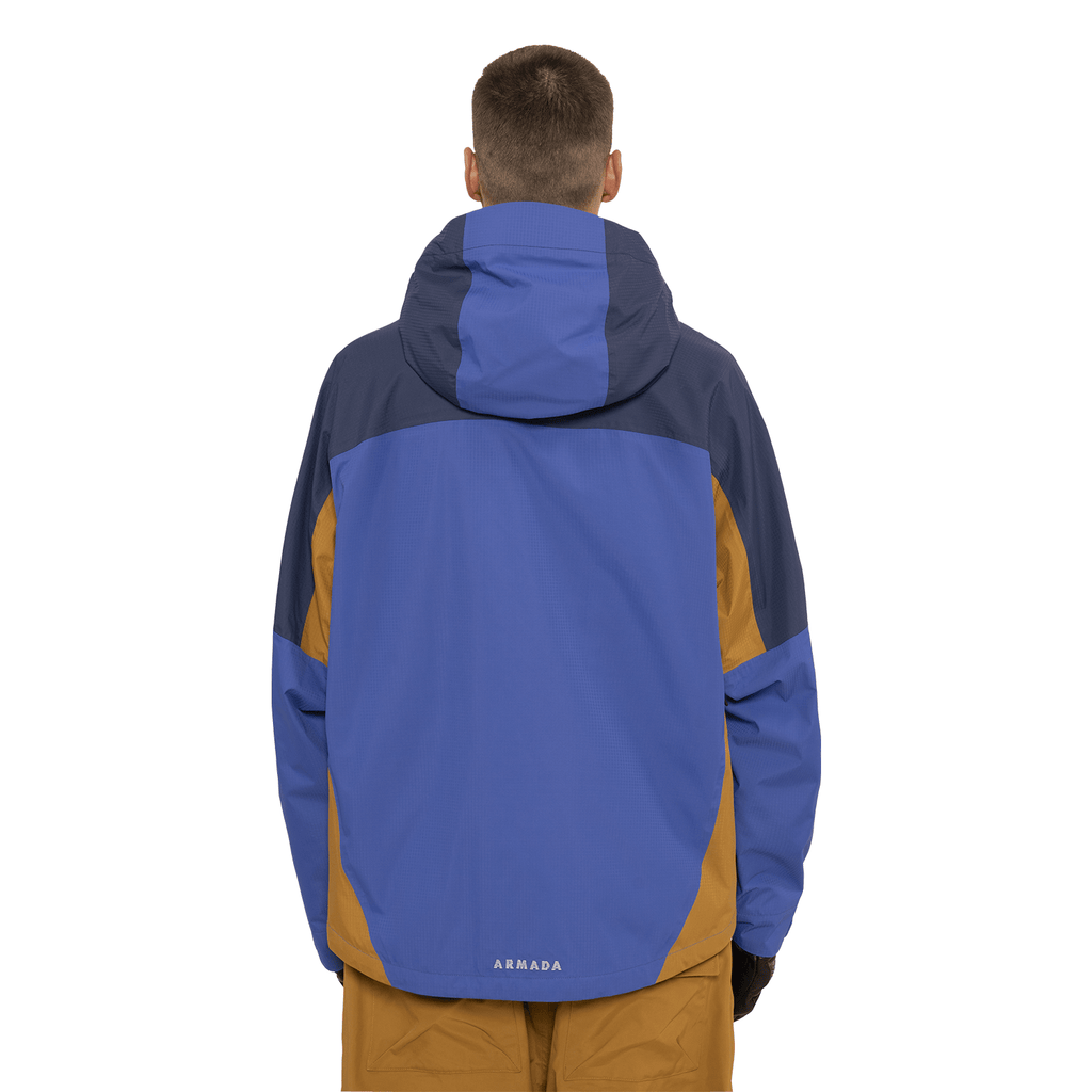Armada Men's Ansel 2L Shell Jacket 2026 Dazzler Navy Golden - Comor - Go Play Outside