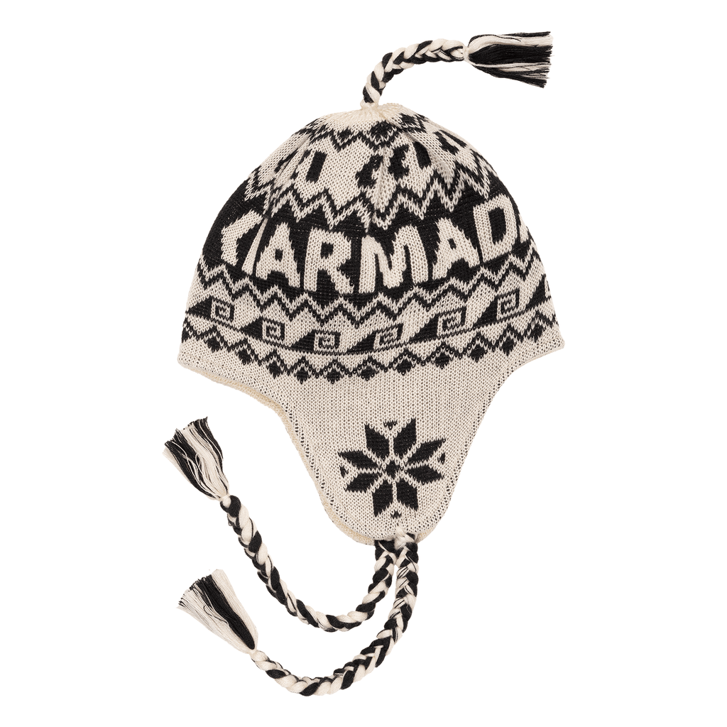 Armada Peruvian Beanie Black - Cream - Comor - Go Play Outside