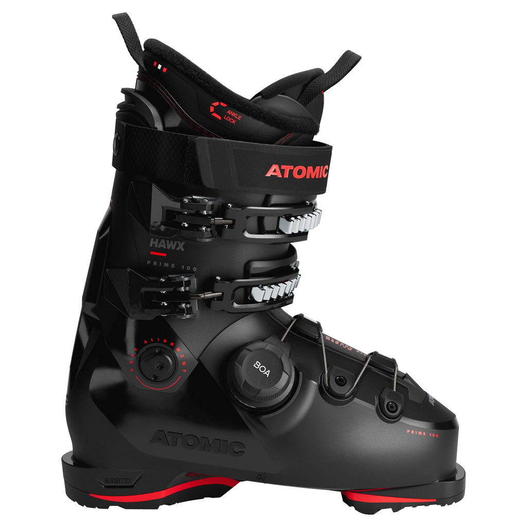 Atomic Hawx Prime 100 BOA Ski Boot 2026 Black/Red - Comor - Go Play Outside