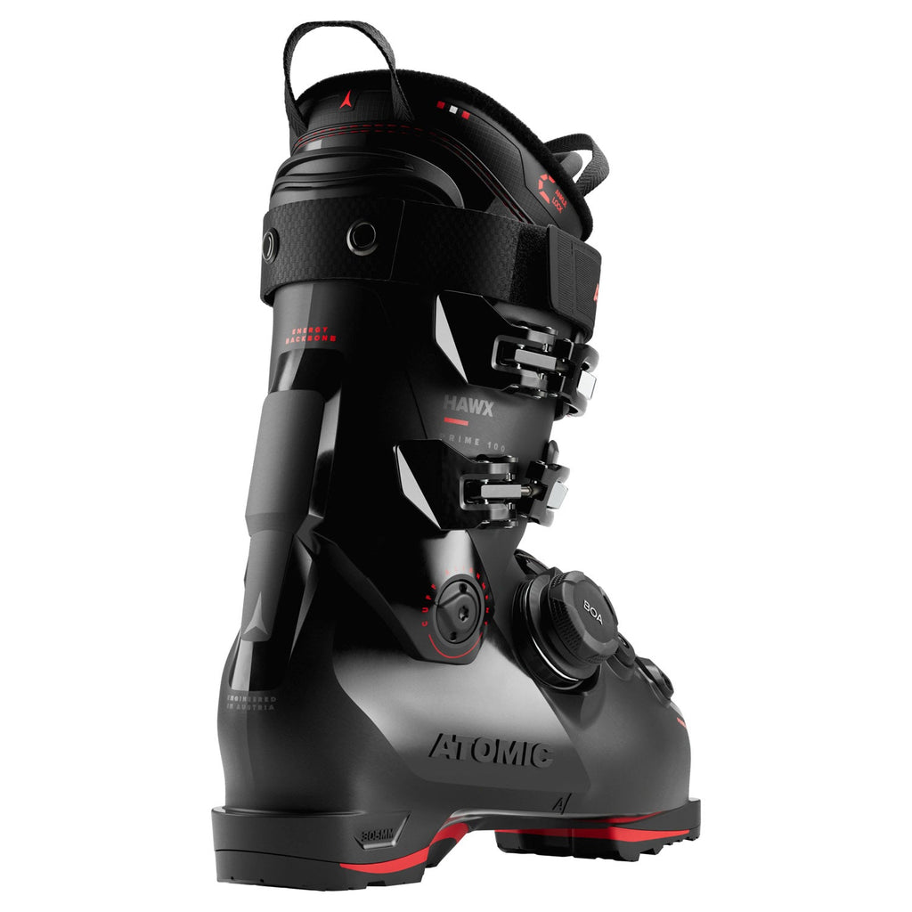 Atomic Hawx Prime 100 BOA Ski Boot 2026 Black/Red - Comor - Go Play Outside